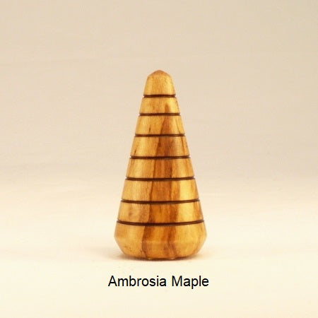 Wooden Lamp Finial Taper 7 Ambrosia Maple