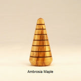 Wooden Lamp Finial Taper 7 Ambrosia Maple