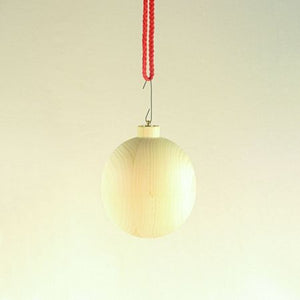 Wooden Ball Ornaments Handmade by Picinae Studios
