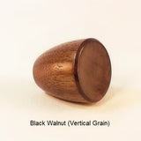 Wooden Lamp Finial Black Walnut Cup 7