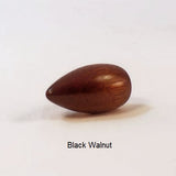 Wooden Lamp Finial Black Walnut Dart 14