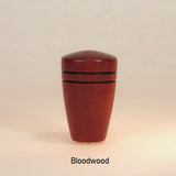 Wooden Lamp Finial Dome 1 Bloodwood