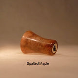 Lamp Shade Finial Bow Pattern 1 Spalted Maple Wood