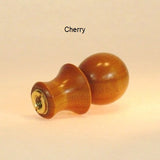 Wood Lamp Finial Ball Pattern 2 in Cherry