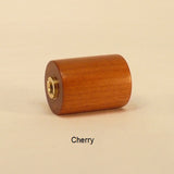 Wooden Lamp Shade Finial Drum 2 Cherry