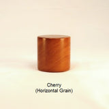 Lamp Finial Drum 9 Cherry Wood