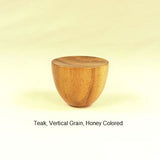 Teak Lamp Finial Handmade by Picinae Studios