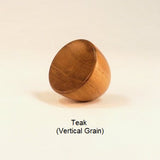 Teak Wood Lamp Finial Cup 1 Handmade 