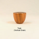 Teak Wood Lamp Finial Cup 1 Handmade