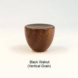 Lamp Finial Black Walnut Wood Cup 4 Handmade