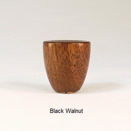 Wooden Lamp Finial Cup 6 Black Walnut