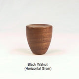 Wooden Lamp Finial Cup 7 Black Walnut
