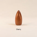 Small Lamp Finial Handmade in Cherry Wood with Brass Dart 14
