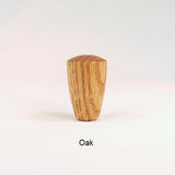 Wooden Lamp Finial Oak Brass Dome Pattern 7