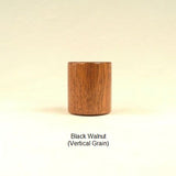 lamp finial black walnut drum 6 handmade