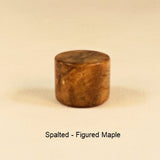 Wood Lamp Finial Drum 10 Spalted Maple