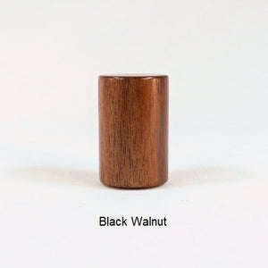 Black Walnut Lamp Shade Finial Drum 14 Mid Century Modern