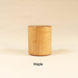 Lamp Finial Drum 7 Maple Wood