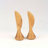 Custom Lamp Finials, Matching Pair For Heifetz Lamps