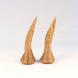 Custom Lamp Finials, Matching Pair For Heifetz Lamps