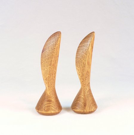 Custom Lamp Finials, Matching Pair For Heifetz Lamps