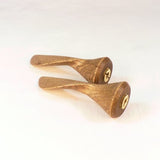 Custom Lamp Finials, Matching Pair For Heifetz Lamps