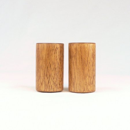 Custom Wooden Lamp Finials, Tall Drum Shape