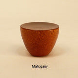 Mahogany Wood Lamp Finial Cup 5