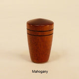 Mahogany Wood Lamp Finial Dome 1