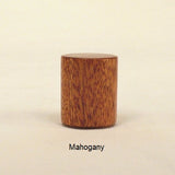 Lamp Shade Finial Drum 6 Mahogany Wood 