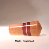 Lamp Shade Finial Dome 9 Maple Purpleheart Wood