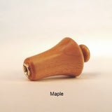 Lamp Shade Finial Button 5 Maple Wood