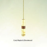 Fan Pull Handmade in Maple and Bloodwood by Picinae Studios