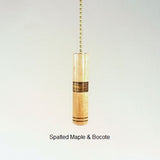 Spalted Maple Light Pull Handmade by Picinae Studios