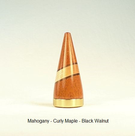 Handmade wooden ring cones by Picinae Studios