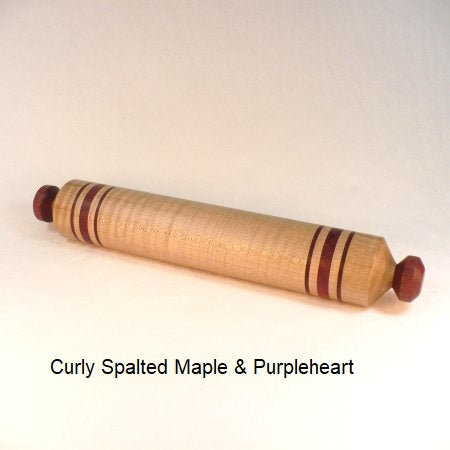 Curly Maple Rolling Pin Handmade by Picinae Studios