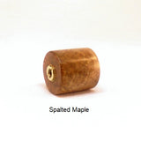 Lamp Finial Drum 4 Spalted Maple Wood