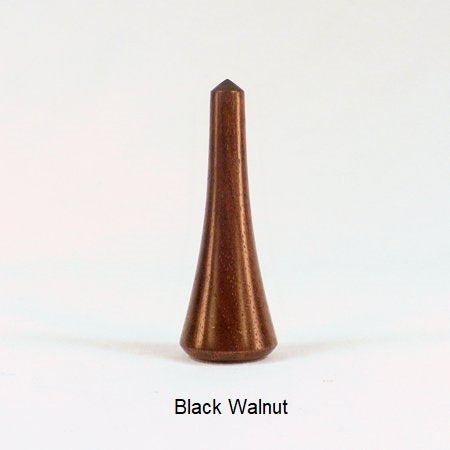 Wood Lamp Finial Black Walnut Spires 3