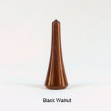 Wood Lamp Finial Black Walnut Spires 3