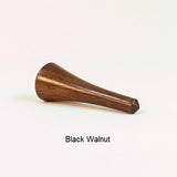 Wood Table Lamp Finial Black Walnut Spires 3
