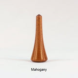 Tall Mahogany Floor Lamp Finial Spires 3