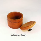 Wooden Sugar Bowl 1 in Mahogany and Ebony