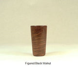 Figured Black Walnut Lamp Finial Handmade by Picinae Studios 