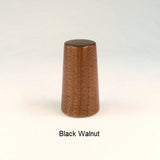 Lamp Finial Black Walnut Wood Taper 8 Mid Century Modern