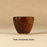 Wooden Lamp Finial Cup 1 Teak