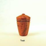 Lamp Finial Teak Wood Dome 4