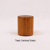 Lamp Finial Teak Wood Drum 6