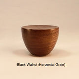 Wooden Lamp Finial Cup 5 Black Walnut