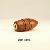 Wooden Lamp Finials Dart 5 Black Walnut