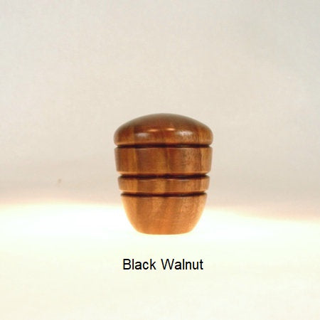 Wooden Lamp Finials Dome 5 Black Walnut